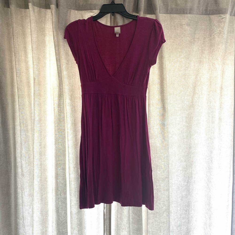 Poetry Stretchy Magenta colored dress